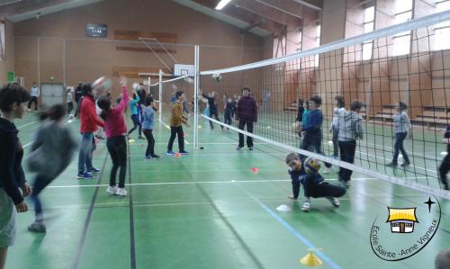 Initiation à la pratique du volley-ball pour les CM1 et les CM2